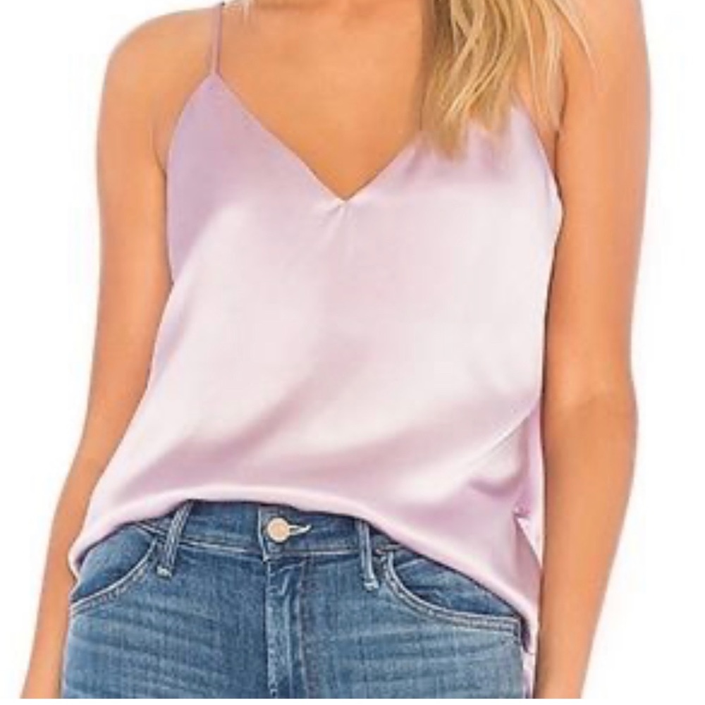 Anine Bing Gwyneth Silk Cami - pink